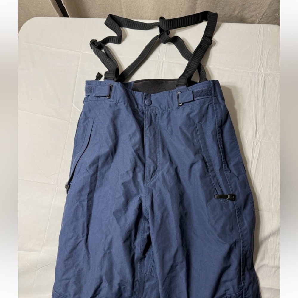 Columbia Sportswear Women’s Navy Snow Bib Ski Pants Insulated Waterproof